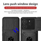 For Redmi Note 14 4G 163.25mm Sliding Camshield TPU+PC Phone Case with Card Slot(Rose Gold) - 3