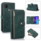 For Xiaomi Redmi 9C Dream 9-Card Wallet Zipper Bag Leather Phone Case(Green) - 1