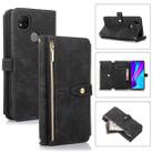 For Xiaomi Redmi 9C Dream 9-Card Wallet Zipper Bag Leather Phone Case(Black) - 1