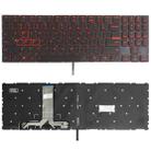 For Lenovo Y520 US Version Backlight Laptop Keyboard(Red Word) - 1