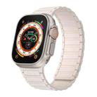 For Apple Watch Ultra 49mm Magnetic Loop Silicone Watch Band(Starlight) - 1