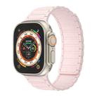 For Apple Watch Ultra 49mm Magnetic Loop Silicone Watch Band(Pink) - 1