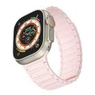 For Apple Watch Ultra 49mm Magnetic Loop Silicone Watch Band(Pink) - 3