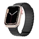 For Apple Watch SE 2022 40mm Magnetic Loop Silicone Watch Band(Black) - 1