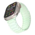 For Apple Watch SE 2022 40mm Magnetic Loop Silicone Watch Band(Light Mint) - 3