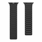 For Apple Watch SE 2022 44mm Magnetic Loop Silicone Watch Band(Black) - 2