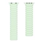 For Apple Watch SE 2022 44mm Magnetic Loop Silicone Watch Band(Light Mint) - 2