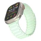 For Apple Watch SE 2022 44mm Magnetic Loop Silicone Watch Band(Light Mint) - 3