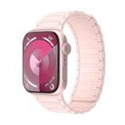 For Apple Watch SE 2022 44mm Magnetic Loop Silicone Watch Band(Pink) - 1