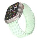 For Apple Watch Series 7 41mm Magnetic Loop Silicone Watch Band(Light Mint) - 3