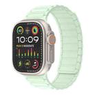 For Apple Watch Ultra 2 49mm Magnetic Loop Silicone Watch Band(Light Mint) - 1