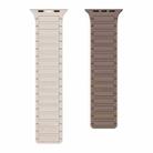 For Apple Watch Ultra 2 49mm Magnetic Loop Silicone Watch Band(Brown Apricot) - 2