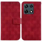 For Infinix Note 30 Pro Double 8-shaped Embossed Leather Phone Case(Red) - 1