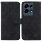 For Infinix Note 30 Double 8-shaped Embossed Leather Phone Case(Black) - 1