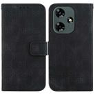 For Infinix Hot 30 Double 8-shaped Embossed Leather Phone Case(Black) - 1