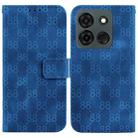 For Infinix Smart 7 India / Smart 7 Plus Double 8-shaped Embossed Leather Phone Case(Blue) - 1