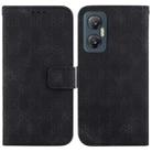 For Infinix Hot 20 5G Double 8-shaped Embossed Leather Phone Case(Black) - 1