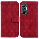 For Infinix Hot 20S Double 8-shaped Embossed Leather Phone Case(Red) - 1