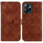 For Infinix Zero 20 / X6821 Double 8-shaped Embossed Leather Phone Case(Brown) - 1