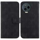 For Infinix Note 12 Pro 4G / Note 12 2023 Double 8-shaped Embossed Leather Phone Case(Black) - 1