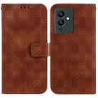 For Infinix Note 12 Pro 5G / Note 12 5G Double 8-shaped Embossed Leather Phone Case(Brown) - 1