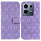 For Infinix Note 30 VIP Double 8-shaped Embossed Leather Phone Case(Purple) - 1