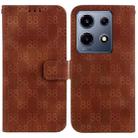 For Infinix Note 30 VIP Double 8-shaped Embossed Leather Phone Case(Brown) - 1