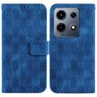 For Infinix Note 30 VIP Double 8-shaped Embossed Leather Phone Case(Blue) - 1