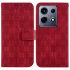 For Infinix Note 30 VIP Double 8-shaped Embossed Leather Phone Case(Red) - 1