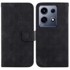 For Infinix Note 30 VIP Double 8-shaped Embossed Leather Phone Case(Black) - 1