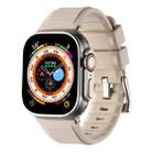 For Apple Watch SE 2023 40mm Double Ring Silicone Watch Band(Starlight) - 1
