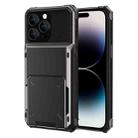 For iPhone 15 Pro Max Scratch-Resistant Shockproof Heavy Duty Rugged Armor Phone Case(Black) - 1