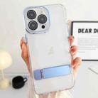 For iPhone 11 Pro Linear Shape Holder Phone Case(Blue) - 1