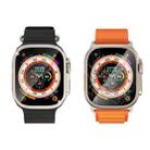 For Apple Watch Ultra 49mm Aluminum Alloy Frame Integrated Tempered Film(Original Color) - 4