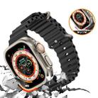 For Apple Watch Ultra 49mm Aluminum Alloy Frame Integrated Tempered Film(Original Color) - 5