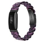 For Fitbit Inspire 3 Oval Resin Replacement Watch Band(Purple Light) - 1