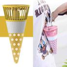 Ice Cream Shape Portable Fan Lazy Hanging Neck Fan(Yellow) - 1