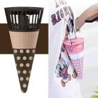 Ice Cream Shape Portable Fan Lazy Hanging Neck Fan(Chocolate Color) - 1