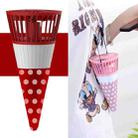 Ice Cream Shape Portable Fan Lazy Hanging Neck Fan(Red) - 1