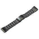 For Garmin Forerunner 965/955/945/935 22mm Quick Release Five Bead Titanium Steel Watch Band(Grey) - 1