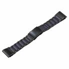 For Garmin Tactix 7 Pro/Fenix 7X/6X Pro 26mm Quick Release Five Bead Titanium Steel Watch Band(Black) - 1
