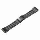 For Garmin Tactix 7 Pro/Fenix 7X/6X Pro 26mm Quick Release Five Bead Titanium Steel Watch Band(Grey) - 1