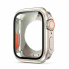 For Apple Watch Series 8 / 7 41mm Change to Ultra 49mm All-Inclusive Film Hybrid PC Watch Case(Starlight) - 1