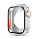 For Apple Watch Series 6 / 5 / 4 / SE 40mm Change to Ultra 49mm All-Inclusive Film Hybrid PC Watch Case(Silver) - 1