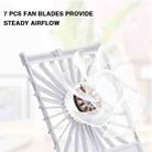 Perfume Shape Portable Fan Hidden Blade Fan(White) - 3