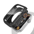 For Apple Watch Series 6 / 5 / 4 / SE 44mm Change to Ultra 49mm Waterproof All-Inclusive Film Hybrid PC Watch Case(Black) - 1