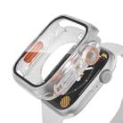 For Apple Watch Series 6 / 5 / 4 / SE 44mm Change to Ultra 49mm Waterproof All-Inclusive Film Hybrid PC Watch Case(Transparent) - 1