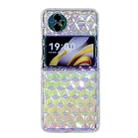 For vivo X Flip Colorful Diamond Texture PC Phone Case(Gradient Pink Green) - 1