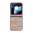 For Motorola Razr 50 Fantasy Weave Pattern Protective Phone Case(Colors) - 1