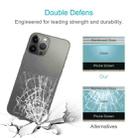 For iPhone 13 Pro 9H 2.5D Half-screen Transparent Back Tempered Glass Film - 5